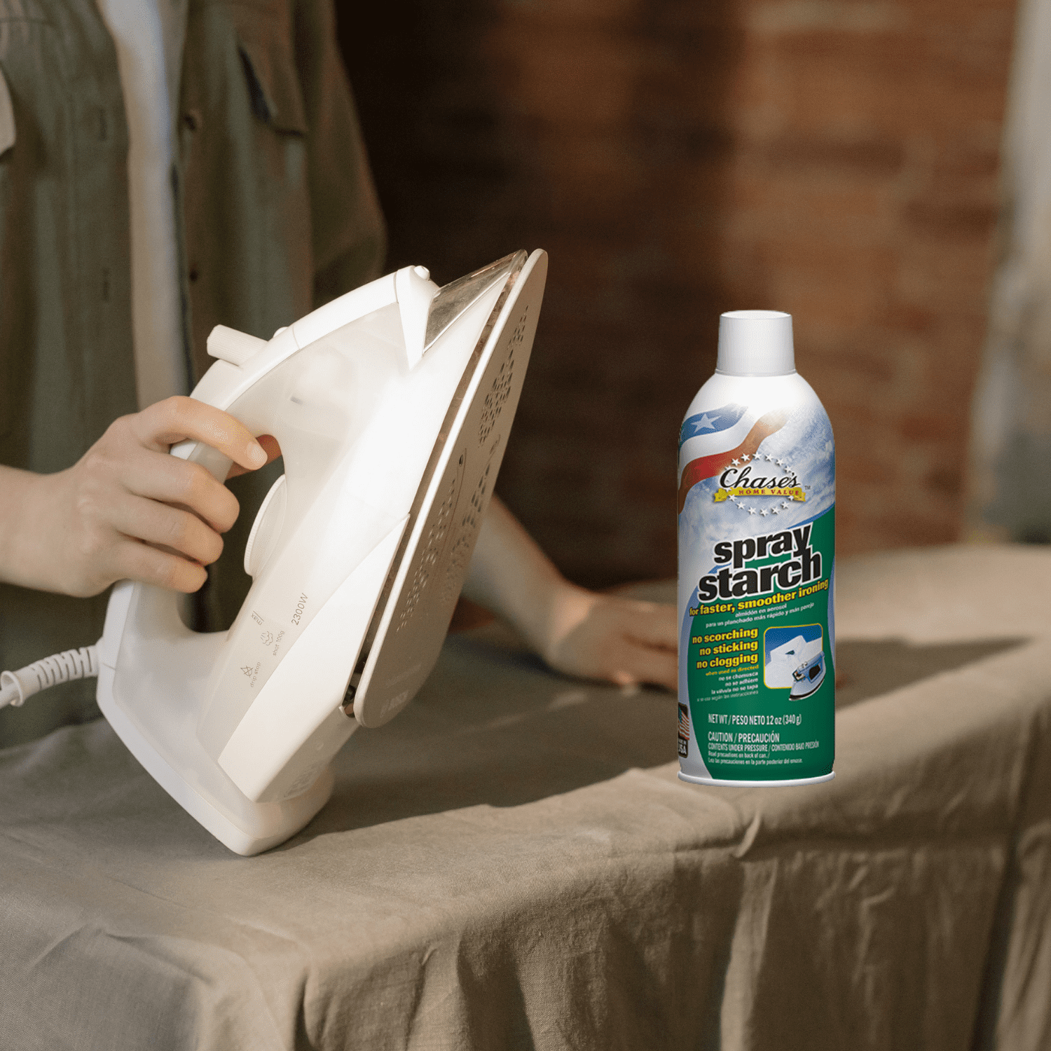 Starch Spray for Ironing - Wrinkle Release Spray - Professional Finish for  Heavy Starch 12 oz - 3 Pack