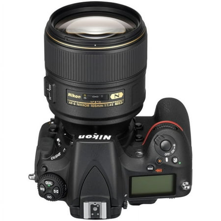 Nikon - AF-S NIKKOR 105mm f/1.4E ED Telephoto Lens for Select F-Mount Cameras - black