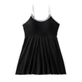 thumbnail image 6 of SHEWIN Womens Swimdress One Piece Color Block Swimsuits Tummy Control Swimwear High Waisted Push Up Bathing Suit with Pocket, 6 of 6