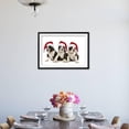 thumbnail image 4 of Three Boston Terrier Puppies in Studio Wearing, Framed Art Print Wall Art Sold by Art.Com, 4 of 6