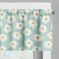 thumbnail image 3 of Ambesonne Popcorn Valance Pack of 2, Movie Night Cinema Snack, 42"X12", Eggshell Tan Pale Blue, 3 of 5