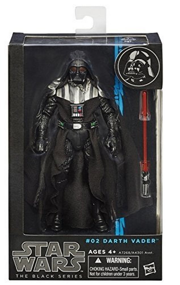 #02 Darth Vader The Black Series Hasbro Star Wars Rare Disney Action Figure 
