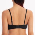 thumbnail image 4 of MELENECA Women's Stay-Put Multiway Wireless Lightly Padded Push Up Strapless Bra Black 44DD, 4 of 6