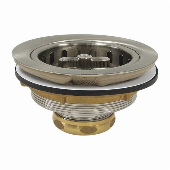 Perfect Putty Brass, SS ,Basket Strainer,3.5in 59-3222