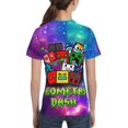 thumbnail image 6 of Geometry Dash Kids T-Shirt 3d Printed Graphic T-Shirts Boys And Girls Short Sleeve Shirts For Youth Kids X-Small, 6 of 7