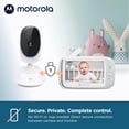 thumbnail image 3 of Monitor de vídeo para bebés Motorola Nursery VM75 480x272p 2,4 GHz, 3 of 6
