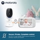 thumbnail image 3 of Monitor de vídeo para bebés Motorola Nursery VM75 480x272p 2,4 GHz, 3 of 6
