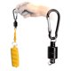 thumbnail image 4 of Mosquetón magnético fuerte, hebilla portátil para pesca al aire libre, montañismo, cuerda faltante inalámbrica, color negro, 4 of 8