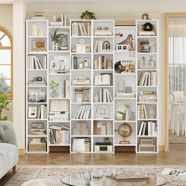The King Of Classic 72枚セット CD未開封 CDラック付 Homfa 21-Cube Bookcase, 71'' Tall Wooden Bookshelves with