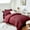 Burgundy, variant on Dark Purple Twin XL Comforter Set Seersucker 5 Pieces, All Season Luxury Bed in a Bag for Bedroom, Bedding Set with Comforter, Sheets, Pillowcase & Sham