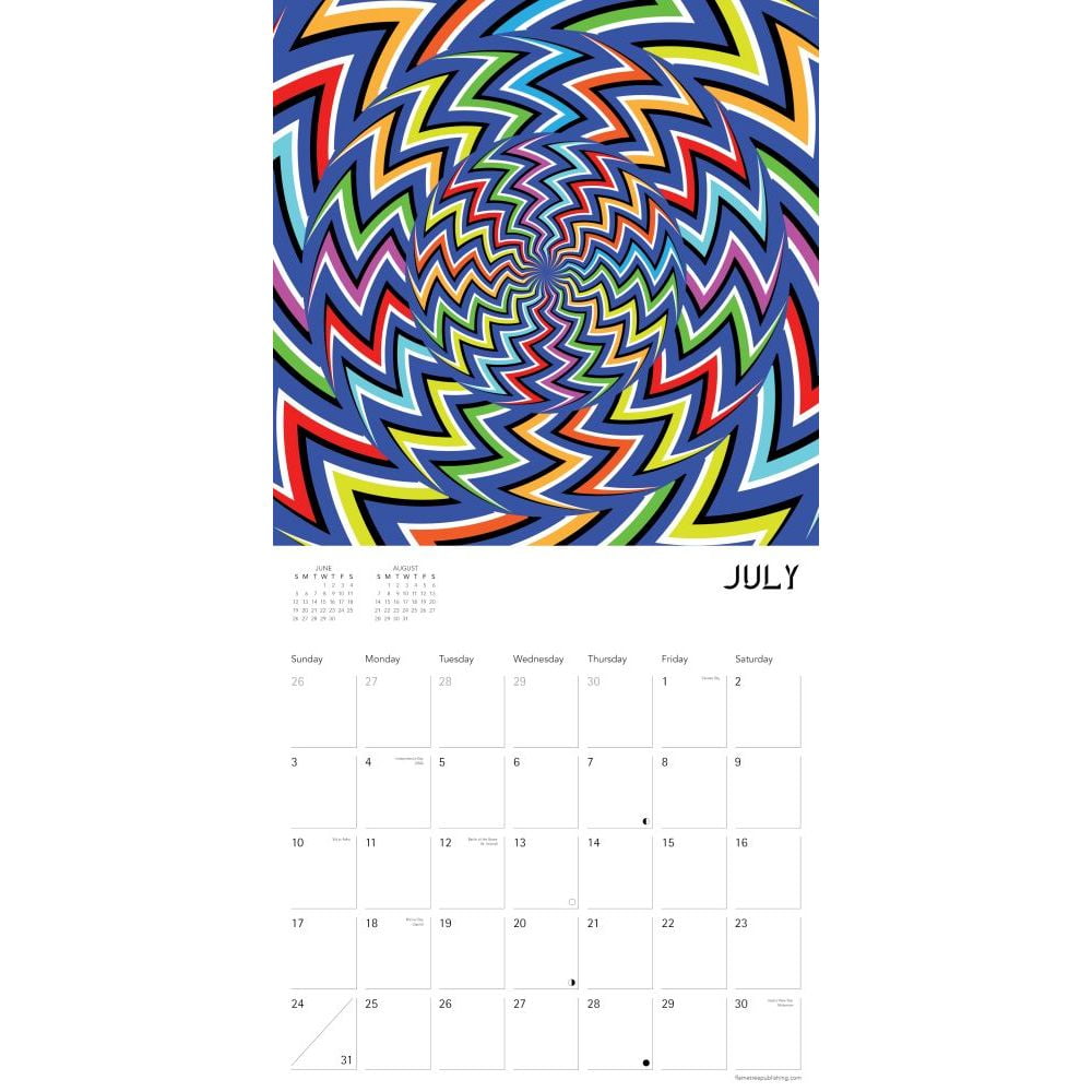 Optical Illusions Wall Calendar 2022 (Art Calendar) - Walmart.com