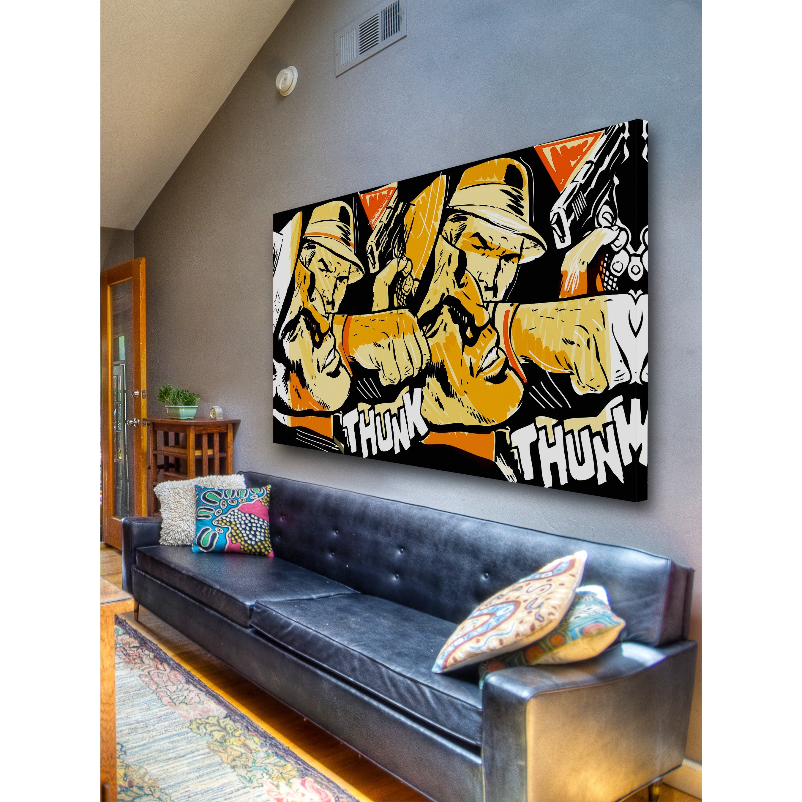 Marmont Hill "Thunk" Print on Canvas