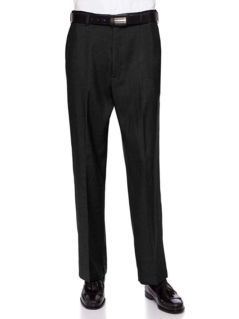 mens slim fit dress pants black