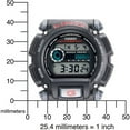 thumbnail image 3 of Casio Adult Men's G-Shock Rubber Strap Band Wristwatch, Gray, DW9052-1V, 3 of 5