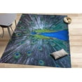thumbnail image 4 of Floor Rug, Entryway Rugs, Peacock Rugs, Front Door Rug, Blue Rug, Animal Rugs, Non-Slip Carpet Rug, Classic Rug, Luxury Rug, Rugs, 2'x3' - 60x90 cm, 4 of 4