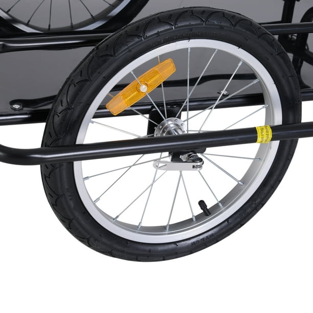 Remorque de transport vélo cargo barre d'attelage incluse housse
