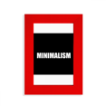 thumbnail image 1 of Minimalisme de Pensée Philosophale Cadre Photo Rouge, 1 of 4