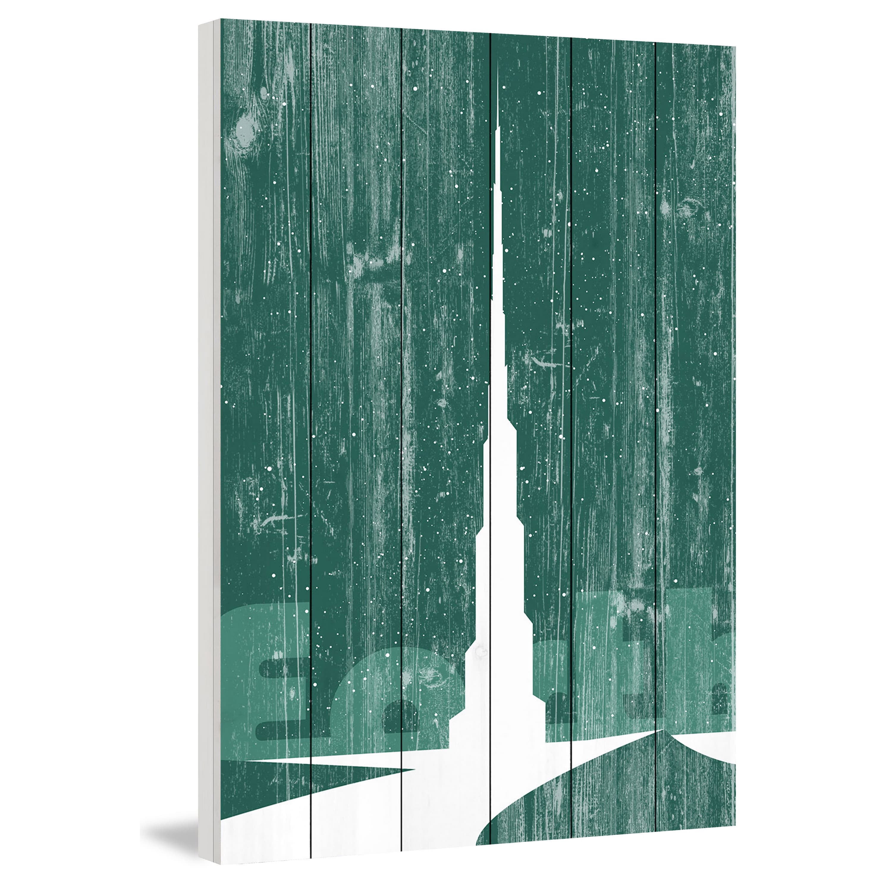Marmont Hill - "Earth" Painting Print on White Wood