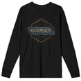 thumbnail image 6 of Hogwarts Legacy Hexagon Logo Crew Neck Long Sleeve Men's Black Tee-Small, 6 of 7