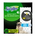 thumbnail image 1 of Swiffer Sweep + Mop, Dry Pads Refill, Floor Cleaner, Cleaning Cloths, Heavy Duty, Pet, 20 Count, 1 of 11