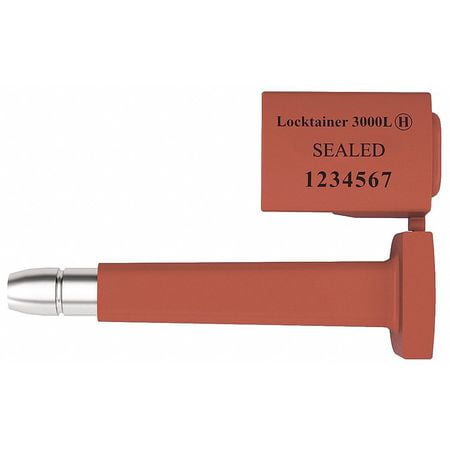 

Bolt Seals Red Plastic PK50