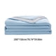 thumbnail image 3 of Comforter Queen Size Summer Blanket Lightweight Ice Silk Quilt Solid Color Washable Breathable Thin Coverlet For Hot Sleepers Night Sweats For A, 3 of 6