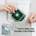 thumbnail image 7 of Mini Cooling Fan Foldable Neck Hanging Fan USB Adjustable Rechargeable Air Cooler Phone Holder 3 Gears Summer Cooling Fan, 7 of 7