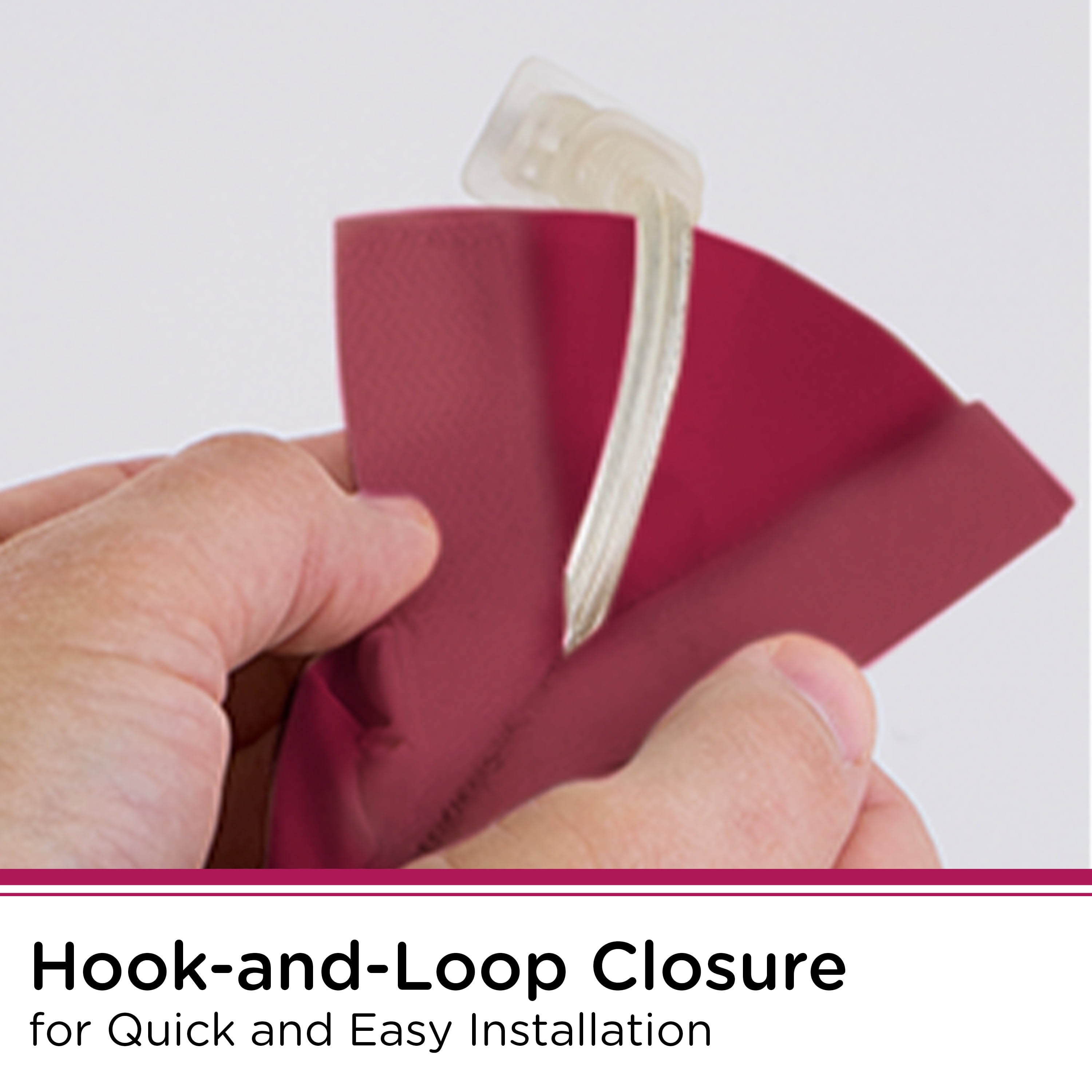 Cordinate Fabric Cord Cover, Berry, 6ft., 2pk - 61810