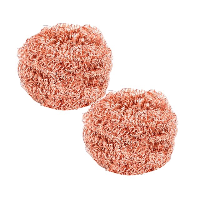 Copper Coated Scrubber Pad Used for Dishes, Pots, Pans, and Ovens Copper Wool Scrubber, Reusable Easy Scouring for Kitchen Cleaning Gently Removed Long Lasting