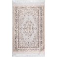 thumbnail image 1 of Muslim Prayer Rug, Elegant Ramadan Prayer Rug, 27.5x43.3 Inch Yellow (No Beads or Bag), 1 of 5