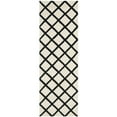 thumbnail image 5 of SAFAVIEH Chatham Jahn Geometric Diamonds Wool Area Rug, Ivory/Black, 7' x 7' Square, 5 of 10