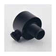 thumbnail image 3 of Codo de suministro de pared para grifo, conexión estándar universal para una compatibilidad perfecta, fácil instalación con diseño de montaje en pared, construcción duradera de latón, acabado negro, 3 of 5