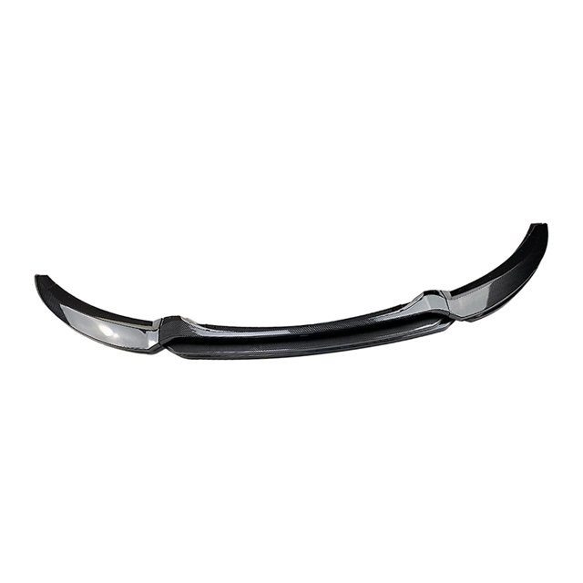 Separador de parachoques delantero para ículo, de cuerpo de labio, resistente a ñazos, protección de moldura negra para E82 E88, Fibra Yotijar Divisor de parachoques delantero de coche