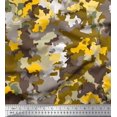 thumbnail image 1 of Soimoi Cotton Poplin Fabric Two Tone With White Camouflage Printed Craft Fabric by the Yard 42 Inch Wide, 1 of 1