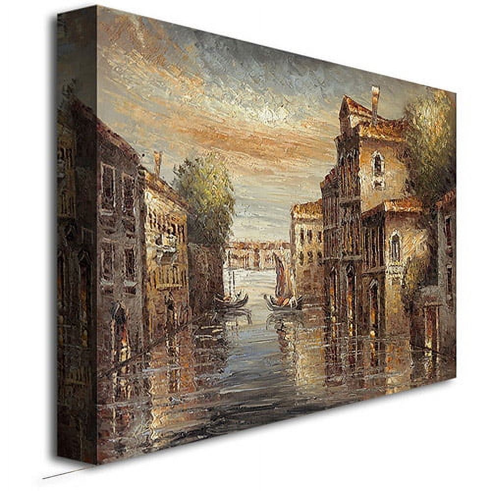 Trademark Fine Art "Auburn Venice" Canvas Art