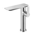 thumbnail image 2 of DAX Brass Single Handle Bathroom Waterfall Vessel Basin Faucet, Brushed Nickel, 2 of 4