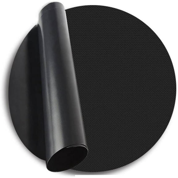 2pcs Nonstick Bbq Grill Mat,Round BBQ Grill Mat,Reusable Cooking Mat for Outdoor Grilling,Fireproof Grilling Mats for Outdoor Gas Charcoal Electric Grills 40cm