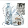 thumbnail image 3 of Great Art Now Message in a Bottle by Melissa Wang 2 Piece Canvas Art Set Each 14"W x 14"H, 3 of 3