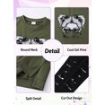 thumbnail image 4 of Usaibhir Girls Clothes Girl Print Long Sleeve Pullover Sweatshirt and Leggings 2PC Girls Outfits Fall 6-14T, 4 of 8