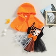 thumbnail image 4 of Douhoow Infant Baby Girl Halloween Outfits Sleeveless Tutu Romper Dress Hooded Cloak 0-18 Months, 4 of 8