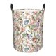 thumbnail image 1 of Fotbe Floral Cesto de Ropa con Asas, Cesto Impermeable de Gran Capacidad, Bolsa de Lavado para Dormitorio, Cesto de Ropa con Ruedas y Asas-Small, 1 of 6