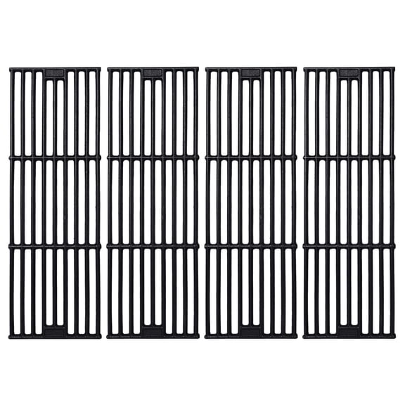 Uscover 4Pcs Grill Grates Replacement for Chargriller 3001, 5050, 3008, 3030, 3725, 4000, 5252, King Griller 3008, 5252 and Others, Cast Iron Cooking Grid Grates for Char-griller,19 3/4" x 6 3/4"