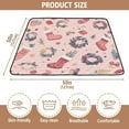 thumbnail image 4 of WOBOGO A Pattern with Christmas Stockings and Wreaths Baby Playmats Extra Large Waterproof Rollable Activity Pads for Toddlers 50×50inch, 4 of 7
