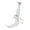 White, variant on Ergonomic Gaming Accessory Multiple Viewing Adjustable Stand for Dedicated Controller Smartphones Lightweight