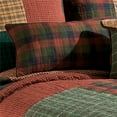 thumbnail image 1 of American Heritage Textiles 94717 Oreiller Décoratif Rectangle Carré Feu de Camp de 11 x 22 Po - Vert&44; Rouge Rouille & Tan, 1 of 1