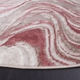 thumbnail image 3 of SAFAVIEH Meadow Joey Wavy Marble Area Rug, Pink/Beige, 6'7" x 6'7" Round, 3 of 8