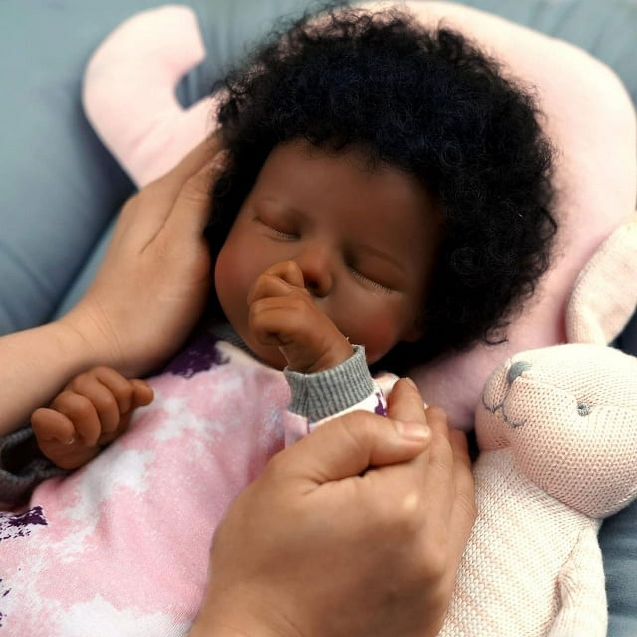 Reborn Baby Dolls - African American Vinyl, Willow Flower