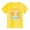 Yellow, variant on Weryoung Girls Boys Island Print Casual T-Shirts Kids Fashion Comfort Fit Top For Beach And Daily Wear Girls Cozy Tee Shirts,Black,18-24 Months