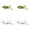 AD-4Pcs, variant on 3.6*2.7" Topwater Lure â Realistic Prop Soft Swimbait with Weedless Hooks, Floating Bass Trout Fishing Lures for Freshwater & Saltwater, for Pike Snakehead