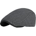 thumbnail image 4 of CoCopeaunts Newsboy Hat Spring Summer Retro Ivy Newsboy Cap Male Female Artist Painter Beret Hat Adjust Cabbie Hat, 4 of 7